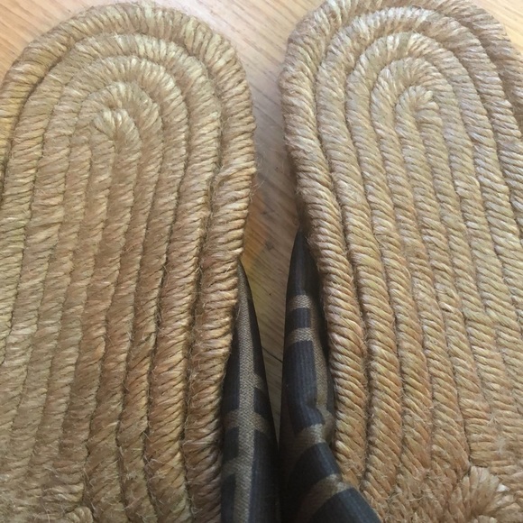 Fendi Espadrille Sandals Size 38 1/2 in EUC